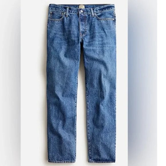 J Crew Classic Straight-Fit Jean in Two-Year Wash - 36 X 34